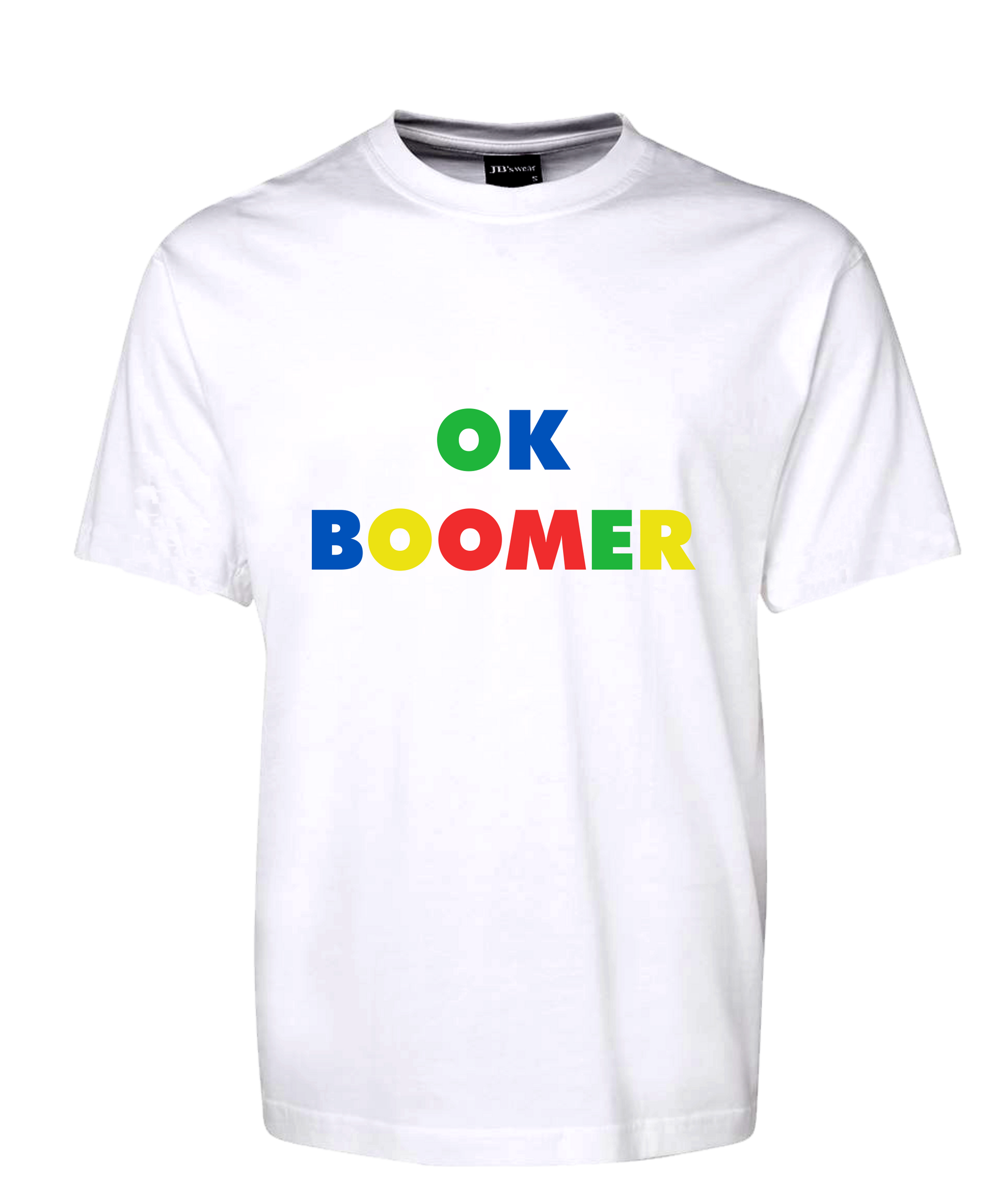 OK Boomer Colourful Tee T-Shirt FDG01-1HT-23012 - fair-dinkum-gifts