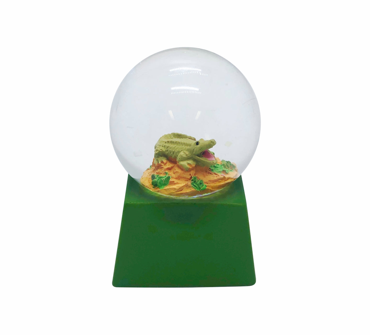 Waterball Glass Square Base 45mm Glitter Globe Aussie Gifts Souvenirs Australian Animals - fair-dinkum-gifts