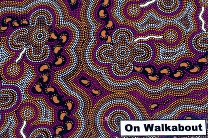 On Walkabout Wine Scarf Long