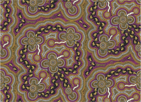 Fabric Placemats with Aboriginal Designs