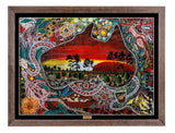 Bulurru Aboriginal Art Canvas Print Unstretched - "Ngura" Our Land By Daniel Goodwin Tjinta Tjinta