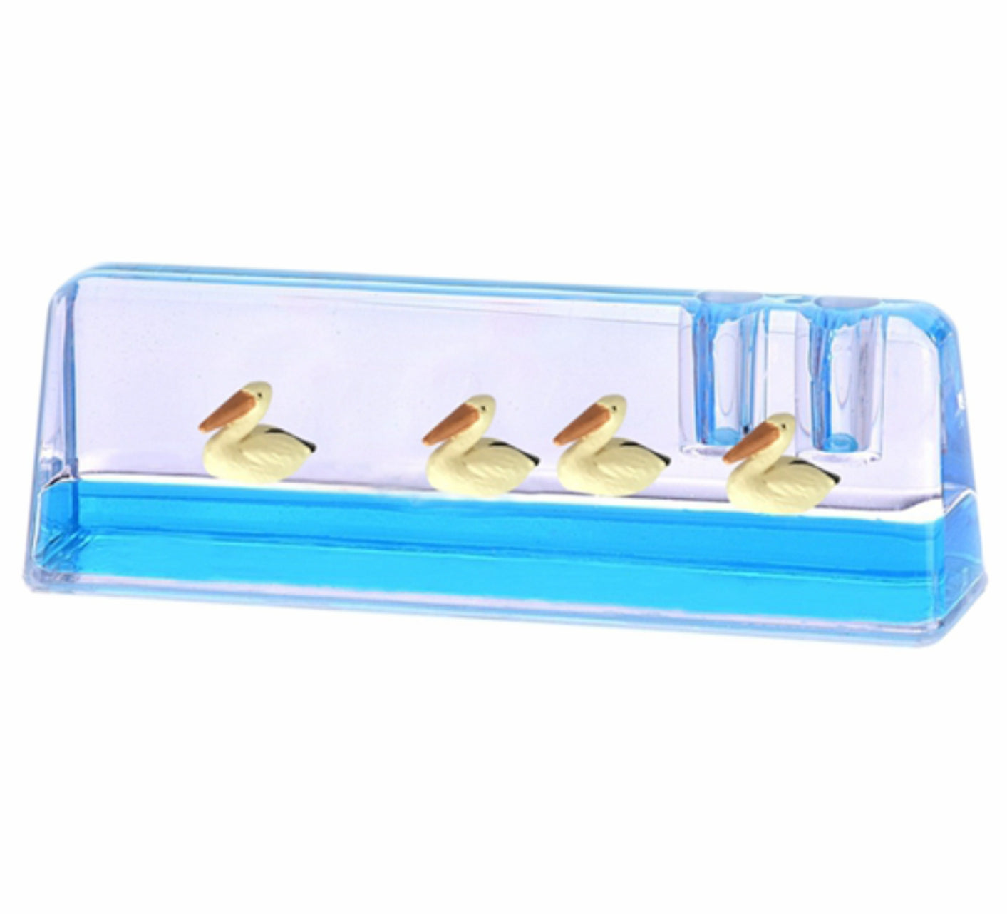 Oily Pen Holders Office Desk Accessories Aussie Gifts Souvenirs Coloured Liquid with Floaters - fair-dinkum-gifts