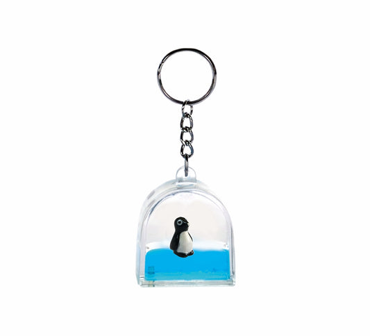 Oily Tower Key Rings Aussie Gifts Souvenirs Coloured Liquid with Animal Floater Keyrings - fair-dinkum-gifts