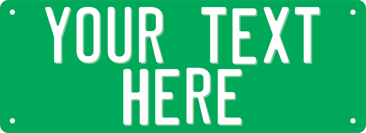 PERSONALISED Number Plate