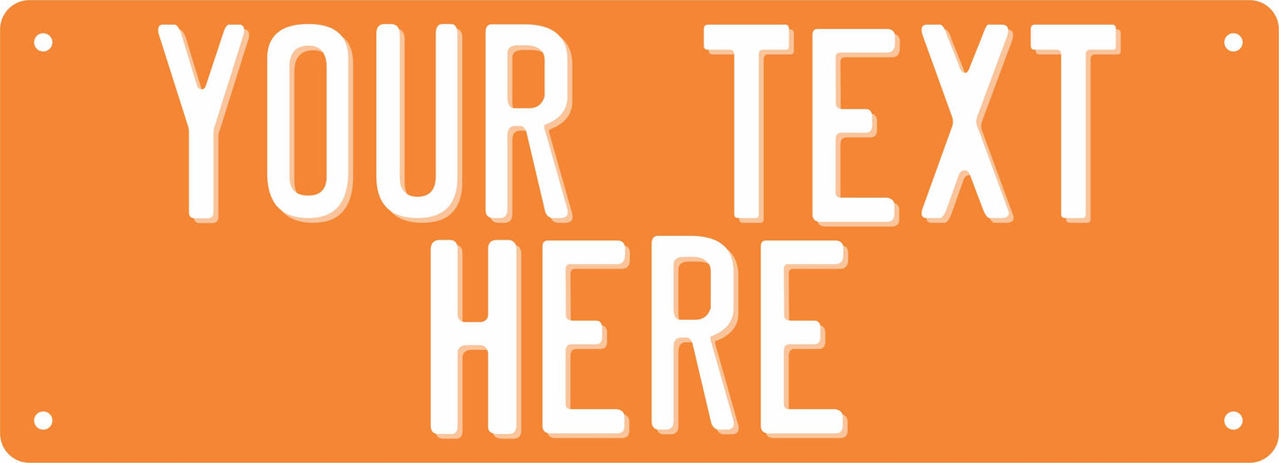 PERSONALISED Number Plate