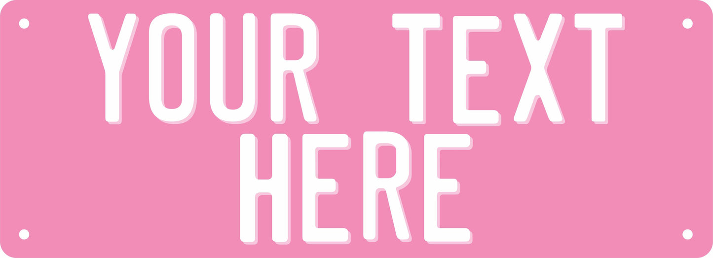 PERSONALISED Number Plate