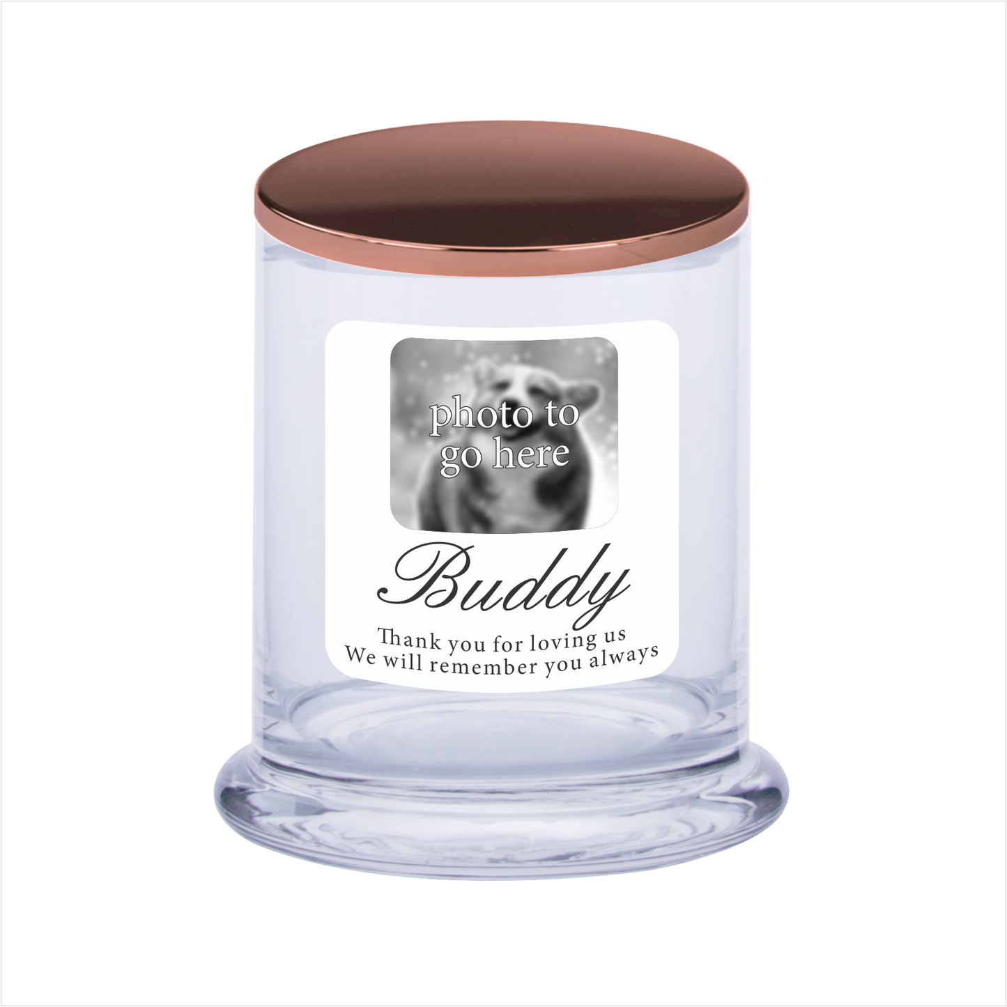 Personalised Pet Candle In Loving Memory Soy Scented Candle Memorial Gift - fair-dinkum-gifts