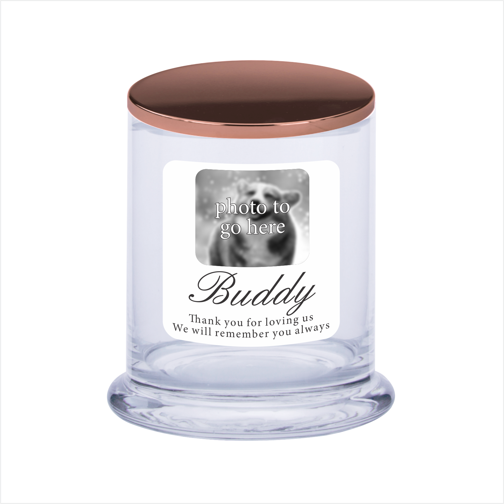 Personalised Pet Candle In Loving Memory Soy Scented Candle Memorial Gift - fair-dinkum-gifts