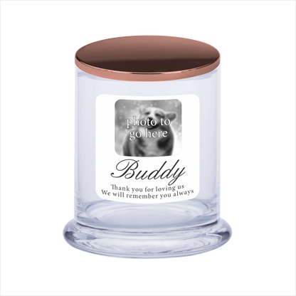 Personalised Pet Candle In Loving Memory Soy Scented Candle Memorial Gift - fair-dinkum-gifts