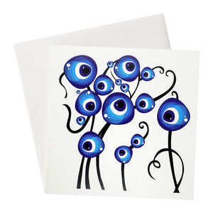 Greeting Card Greek Blue Evil Eye