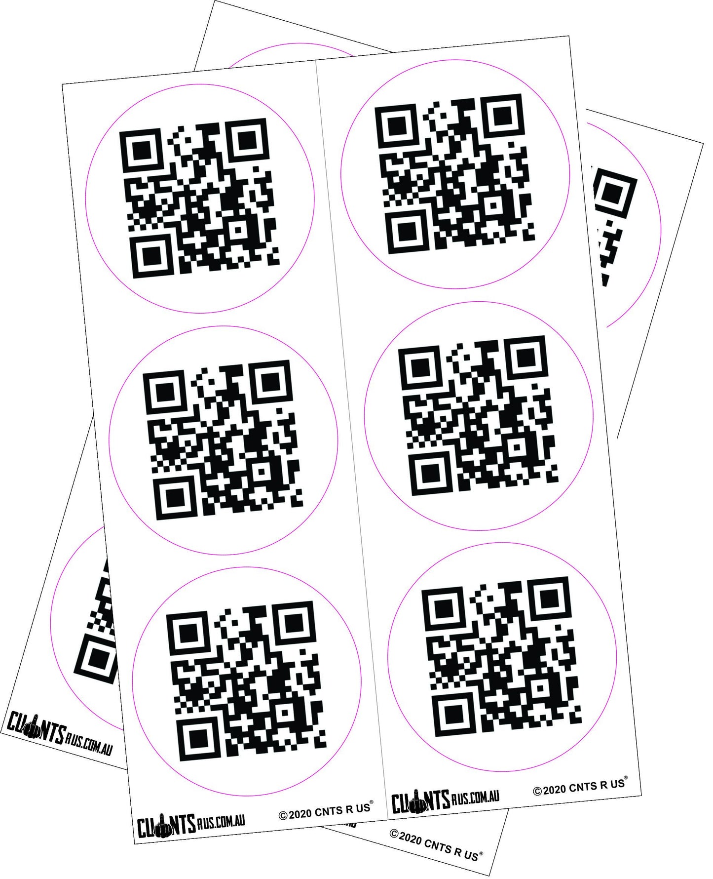 QR CODE Stickers You're A Cunt CRU18-23R-12147