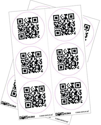 QR CODE Stickers You're A Cunt CRU18-23R-12147