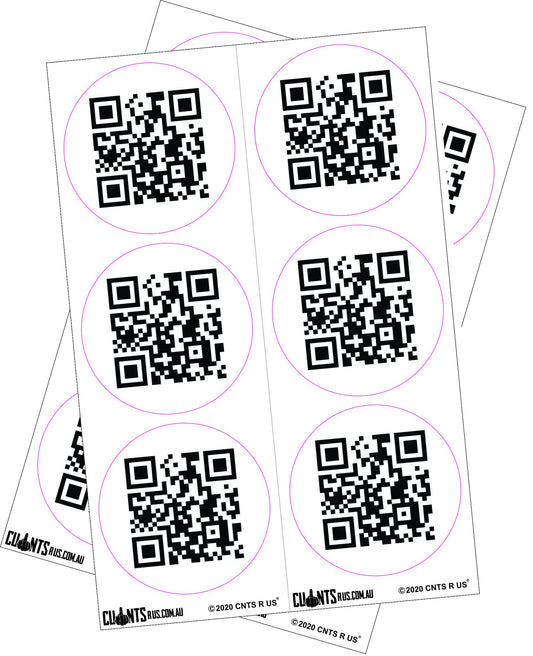 QR CODE Stickers You're A Cunt CRU18-23R-12147