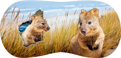 Glasses Case Neoprene w/Belt Clip Aussie Designs Australian Themes Animals Souvenirs