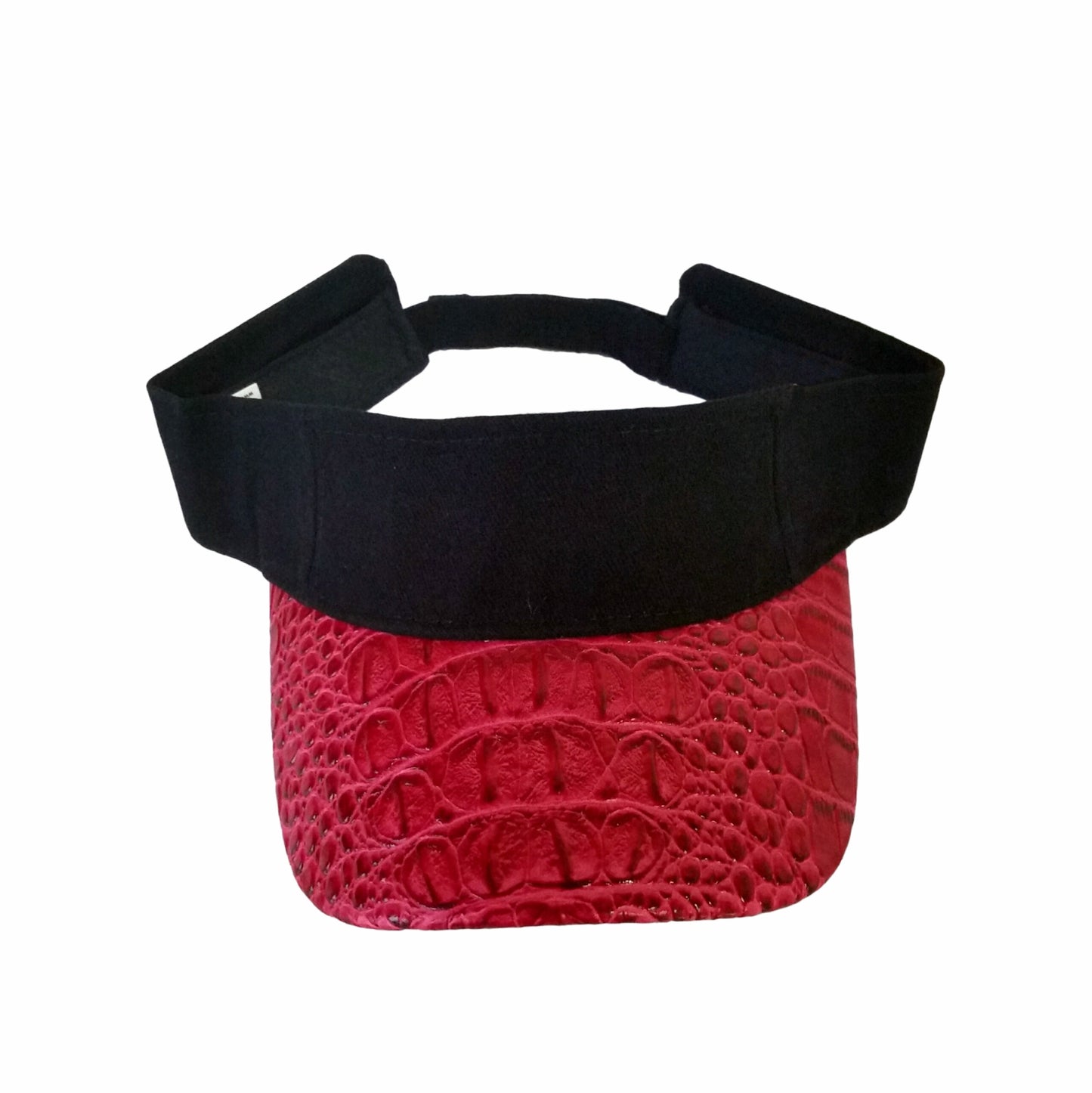 Croc Skin Visor Cap Hat Australian Design Mens Womens Unisex 4 Colours Available - fair-dinkum-gifts