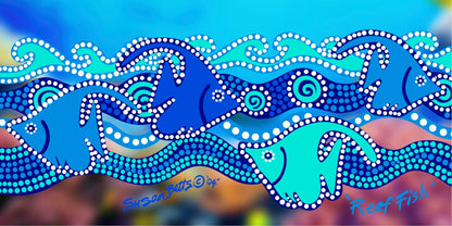 MICROFIBRE BEACH TOWELS - ABORIGINAL DESIGNS