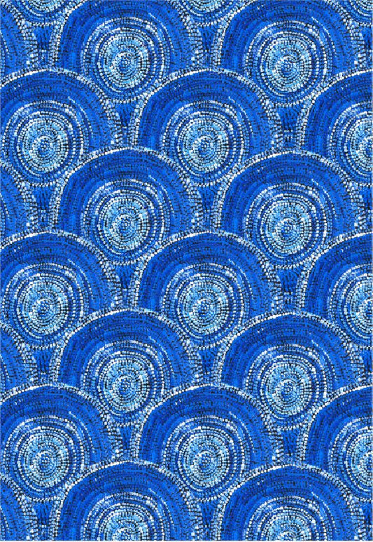 Gari Dari Microfibre Teatowel - Sabrina Robertson (Blue)