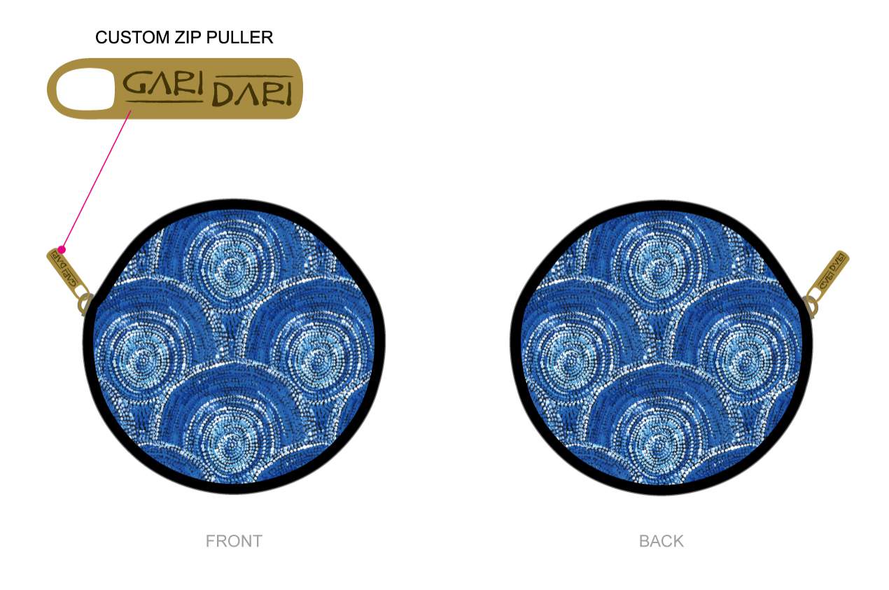 Gari Dari Design Round Coin Purse