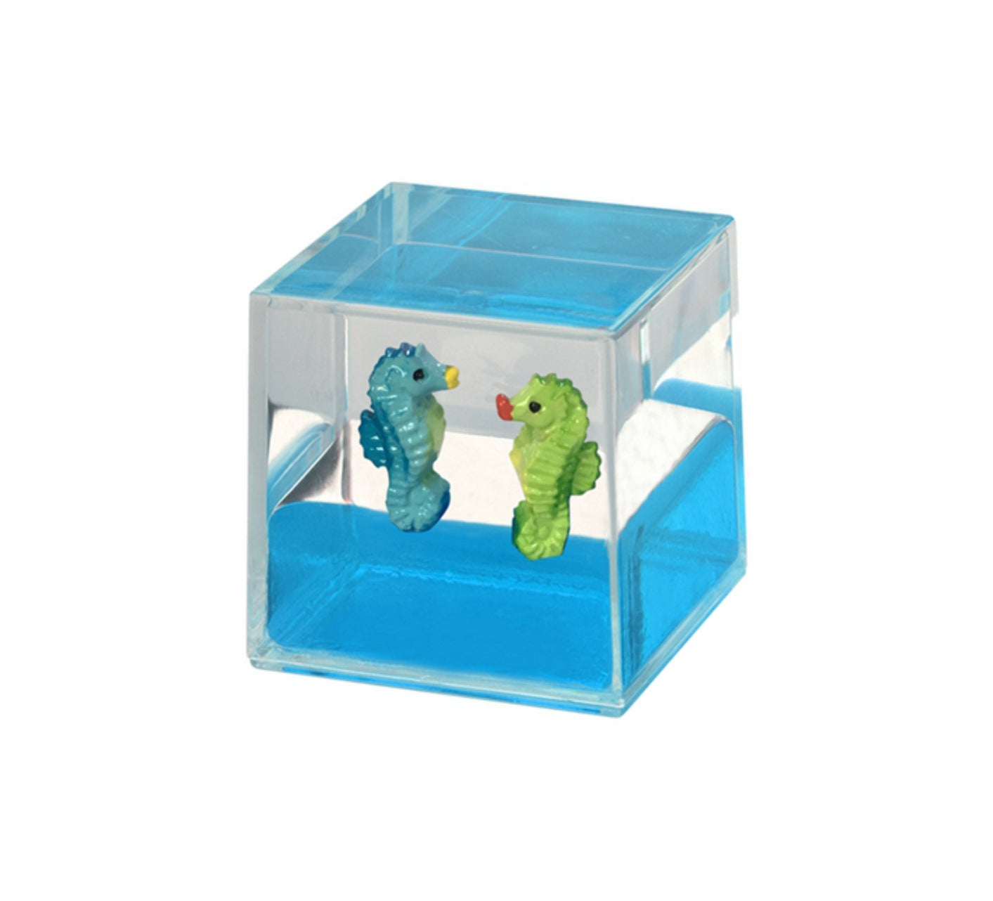 Oily Water Cubes Aussie Gifts Souvenirs Paperweights Coloured Liquid with Floaters - fair-dinkum-gifts