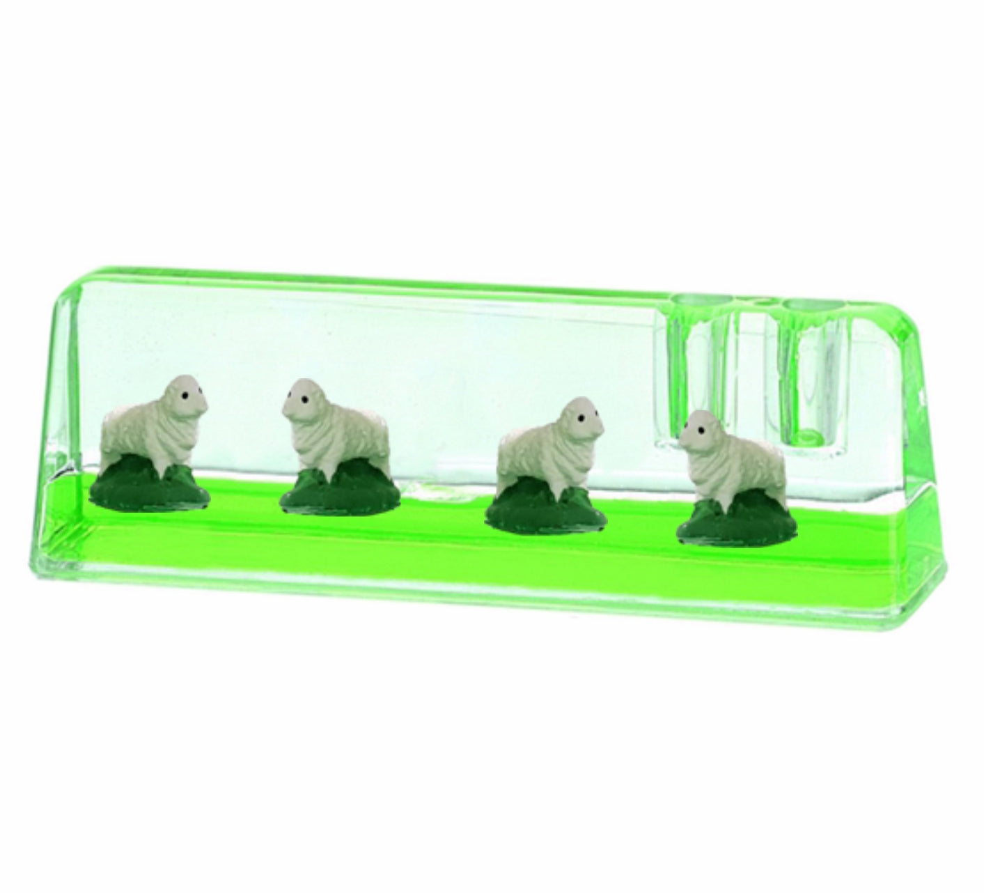 Oily Pen Holders Office Desk Accessories Aussie Gifts Souvenirs Coloured Liquid with Floaters - fair-dinkum-gifts