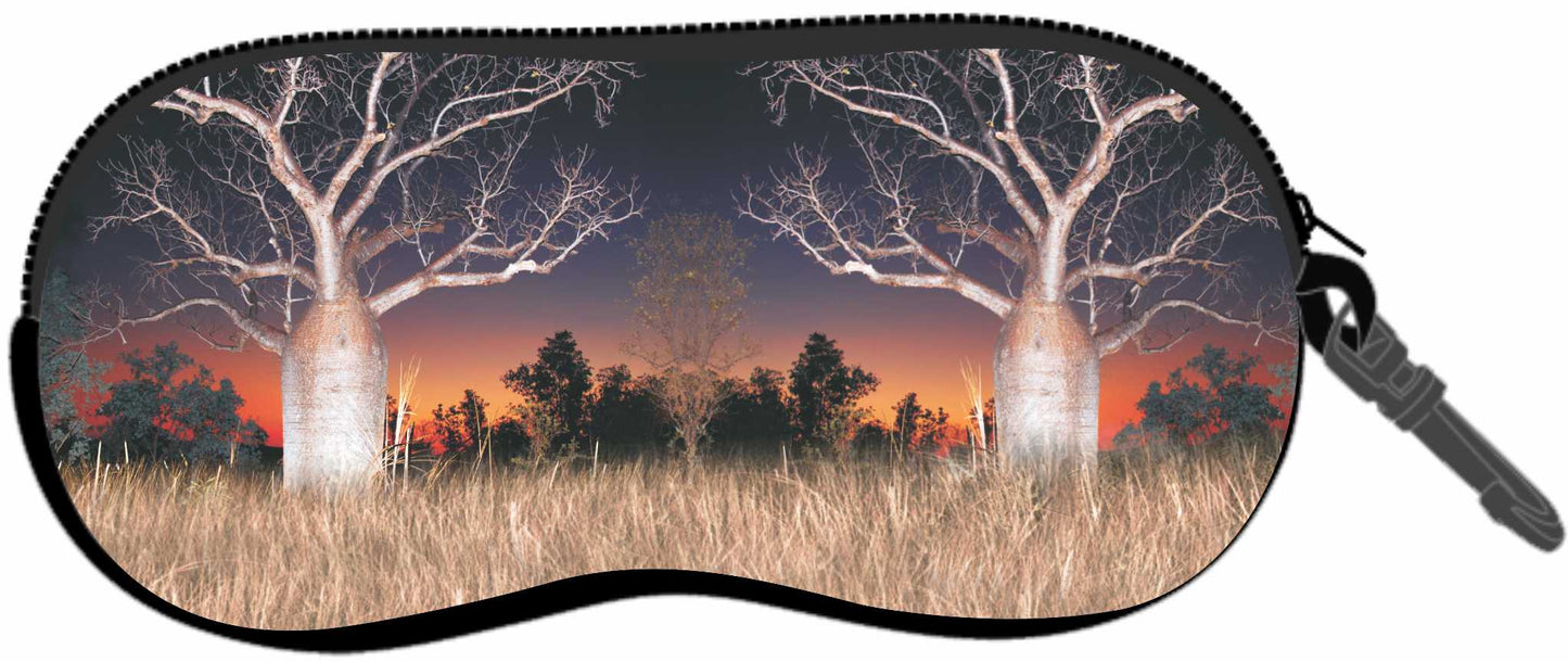 Glasses Case Neoprene w/Belt Clip Aussie Designs Australian Themes Animals Souvenirs