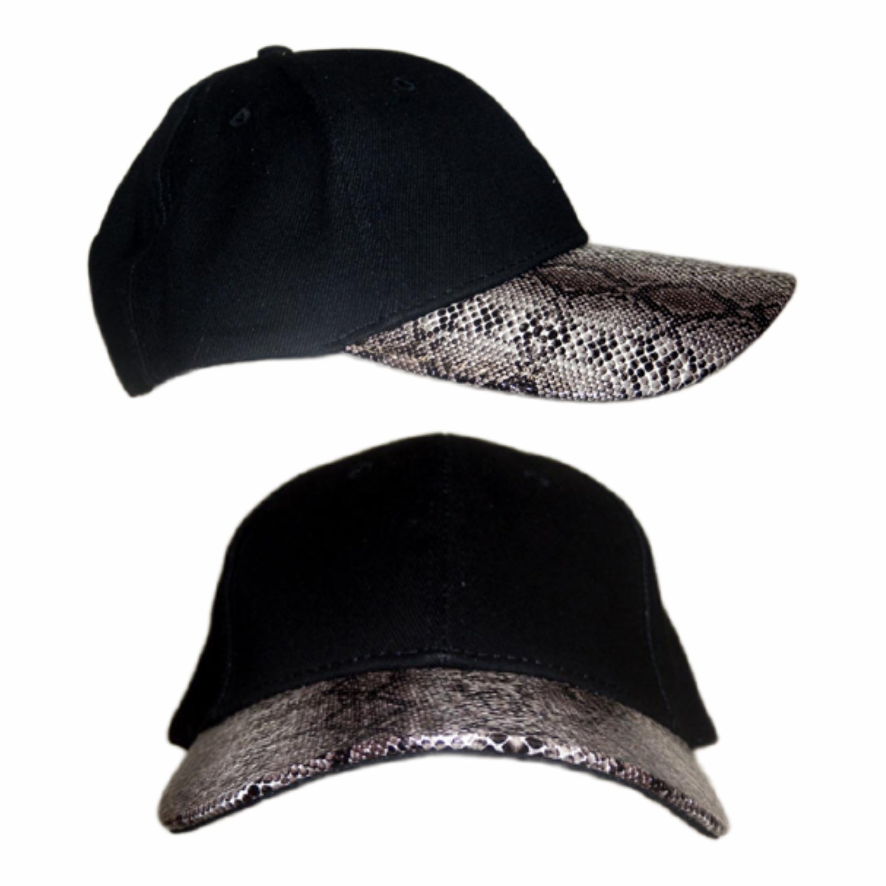 Snake Skin Curved Peak Cap Hat Australian Design Mens Womens Unisex - fair-dinkum-gifts