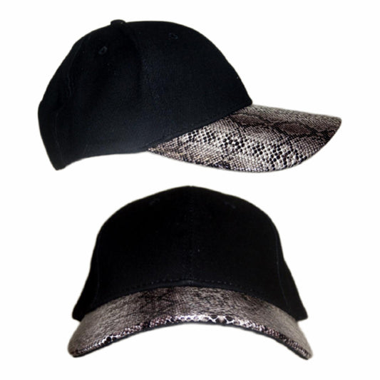 Snake Skin Curved Peak Cap Hat Australian Design Mens Womens Unisex - fair-dinkum-gifts