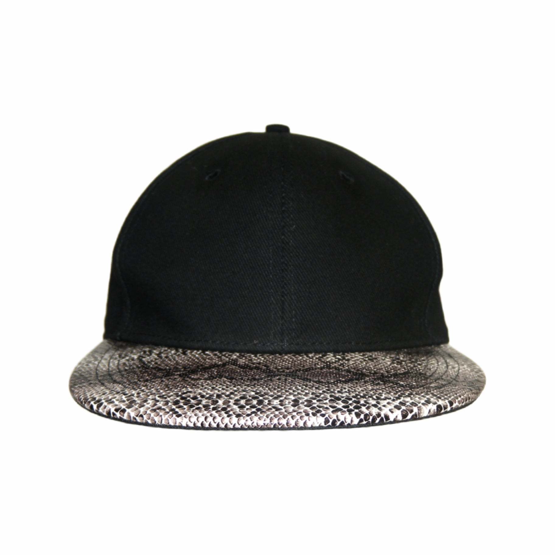 Snake Skin Flat Peak Cap Hat Australian Design Mens Womens Unisex - fair-dinkum-gifts