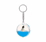 Oily Mini Water Disc Key Ring Aussie Gifts Coloured Liquid Floater Keyrings - fair-dinkum-gifts