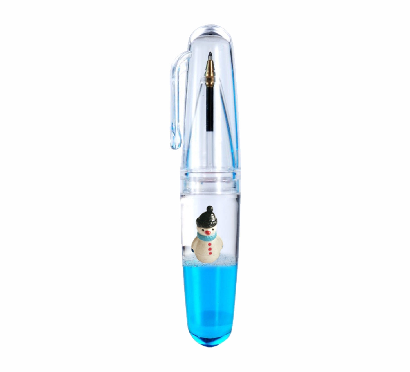 Oily Bullet Novelty Pens with Floating Animals Inside - 12 to choose from - fair-dinkum-gifts