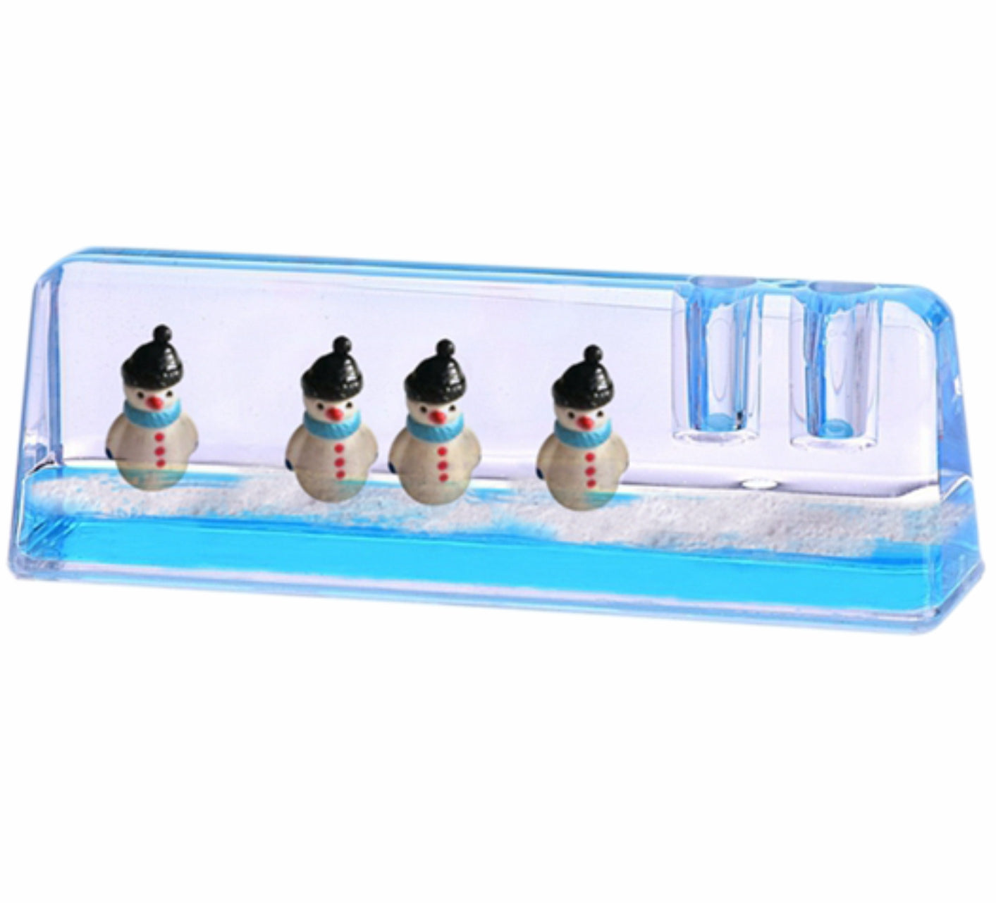 Oily Pen Holders Office Desk Accessories Aussie Gifts Souvenirs Coloured Liquid with Floaters - fair-dinkum-gifts