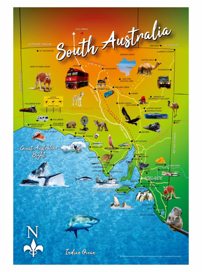 Microfibre Teatowels Australian Designs