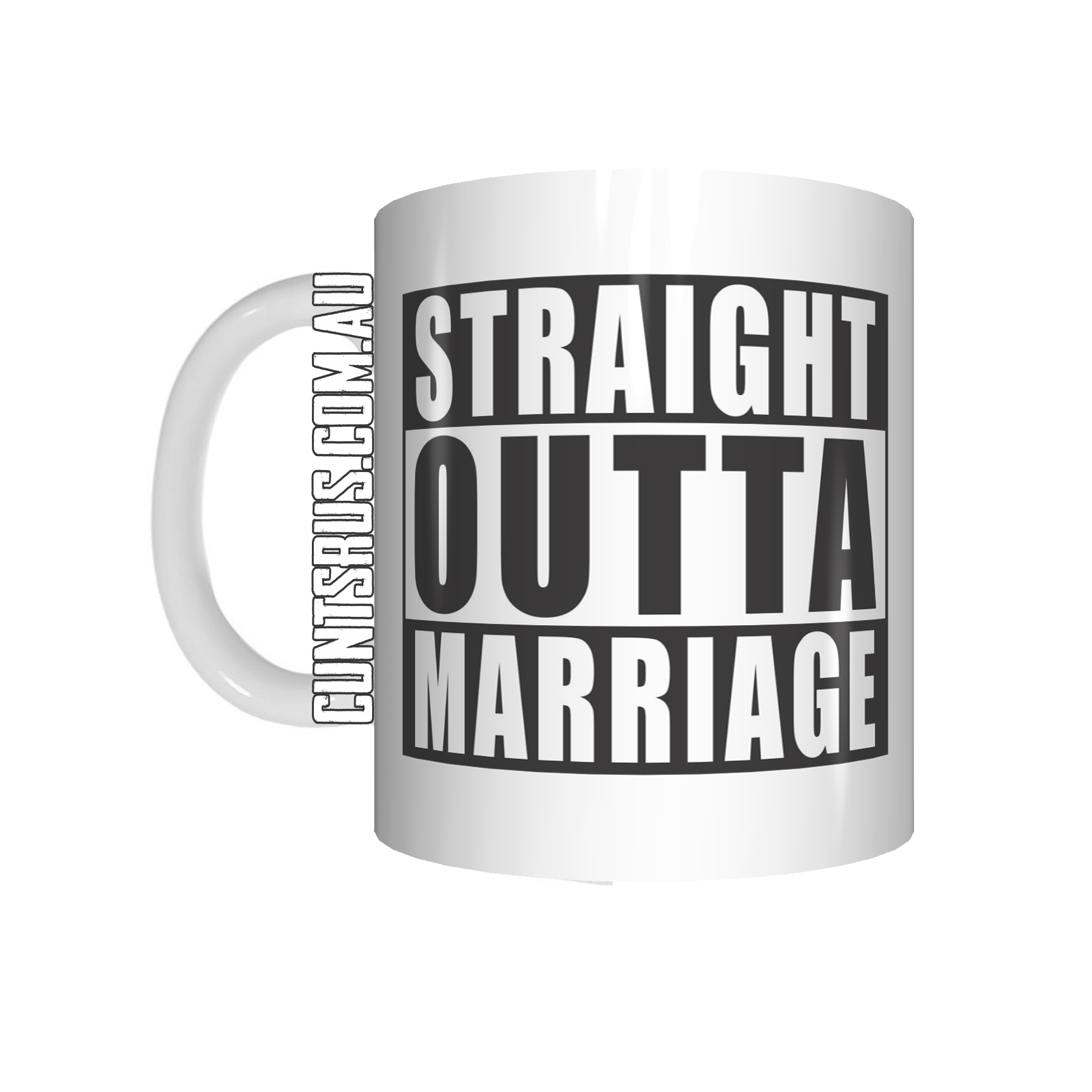 Straight Outta Marriage Coffee Mug CRU07-92-12146 - fair-dinkum-gifts