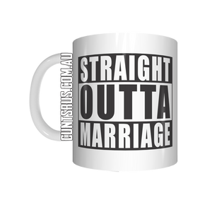 Straight Outta Marriage Coffee Mug CRU07-92-12146 - fair-dinkum-gifts