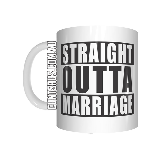 Straight Outta Marriage Coffee Mug CRU07-92-12146 - fair-dinkum-gifts