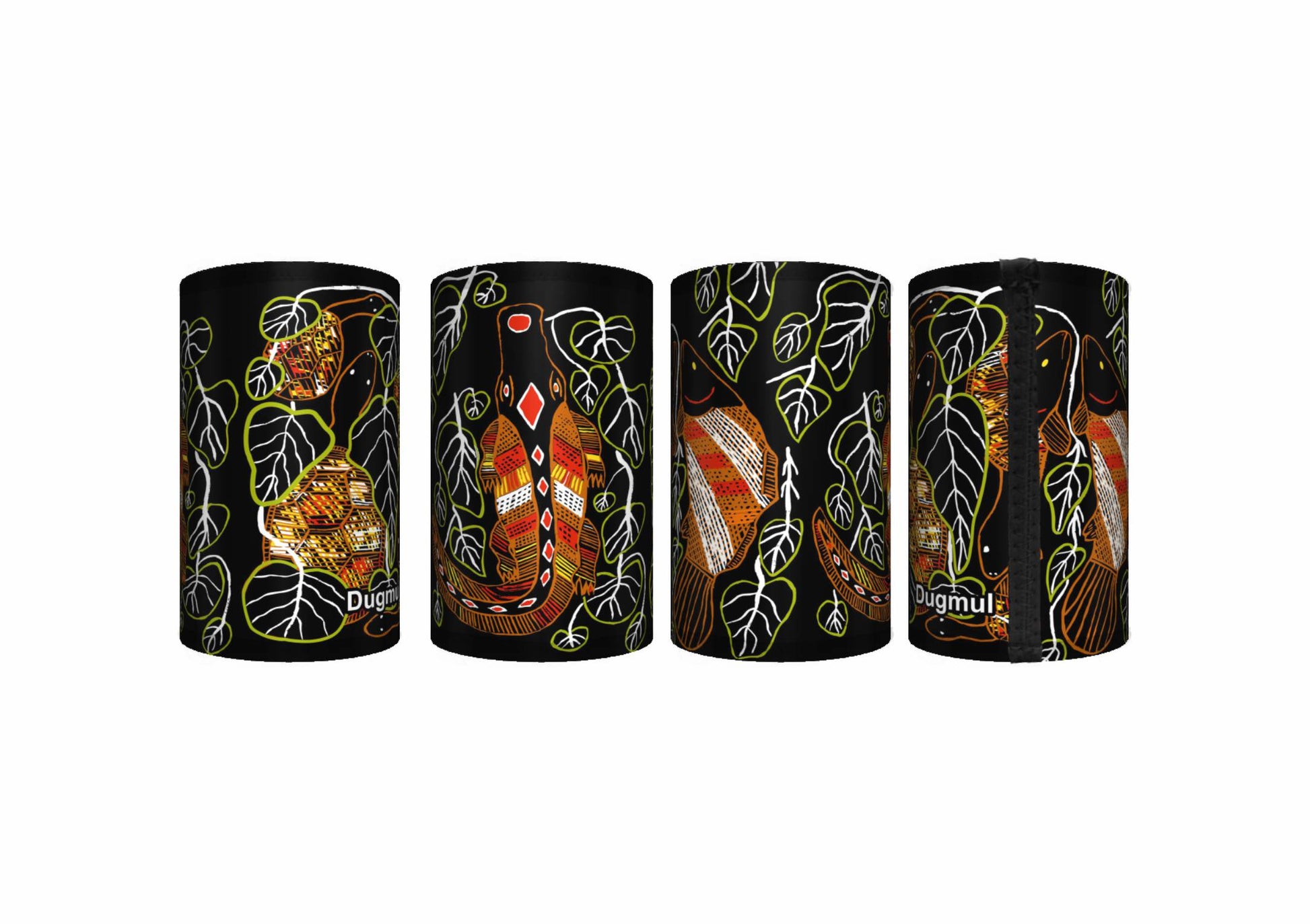 Set of 3 Aboriginal Art Stubby Holders Australia Aussie Graham Kenyon Indigenous - fair-dinkum-gifts