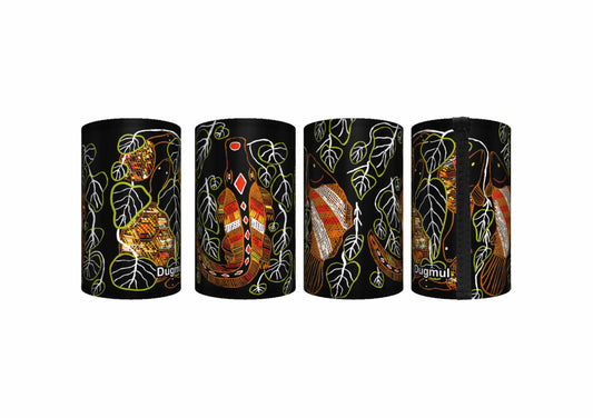 Set of 3 Aboriginal Art Stubby Holders Australia Aussie Graham Kenyon Indigenous - fair-dinkum-gifts