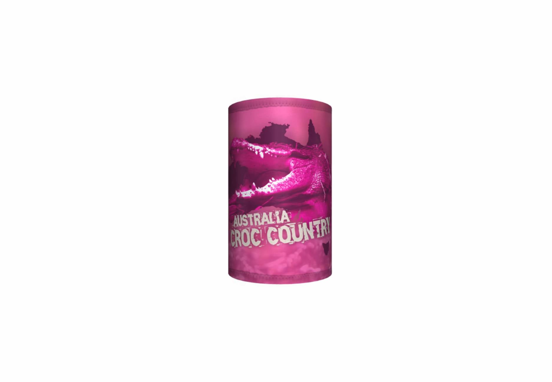Croc Country Stubby Holder Pack of 4 Crocodile Drink Cooler Can Holder Neoprene Australia Aussie Green or Pink Croc Products - fair-dinkum-gifts