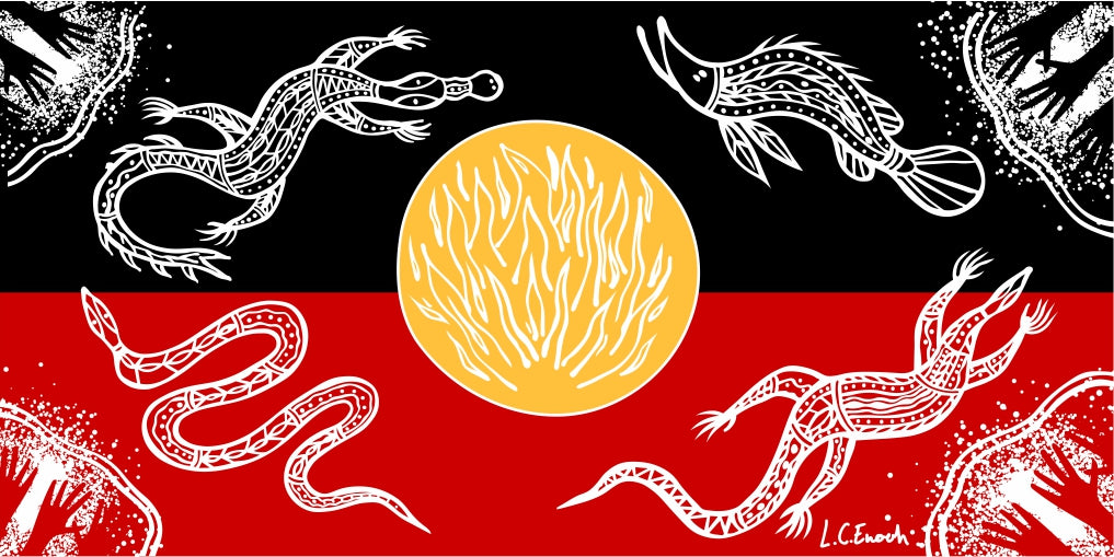 MICROFIBRE BEACH TOWELS - ABORIGINAL DESIGNS