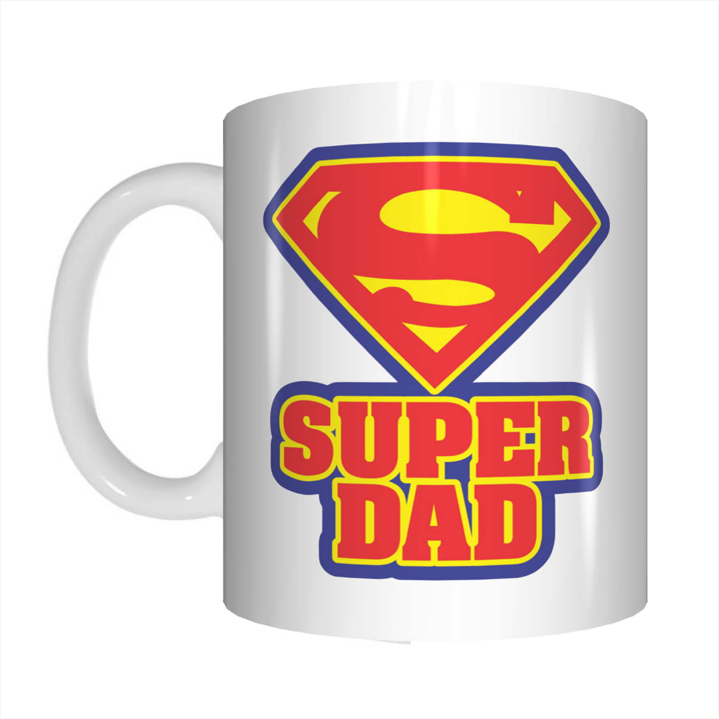 Super Dad Coffee Mug Superman Gift For Superdads On Father's Day FDG07-92-26041 - fair-dinkum-gifts