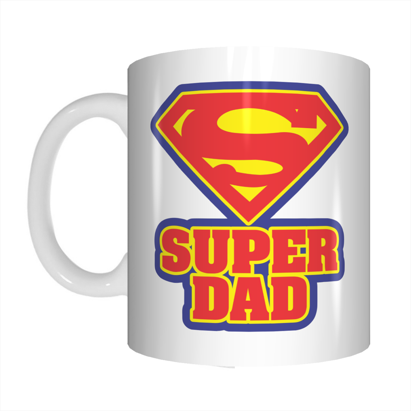 Super Dad Coffee Mug Superman Gift For Superdads On Father's Day FDG07-92-26041 - fair-dinkum-gifts