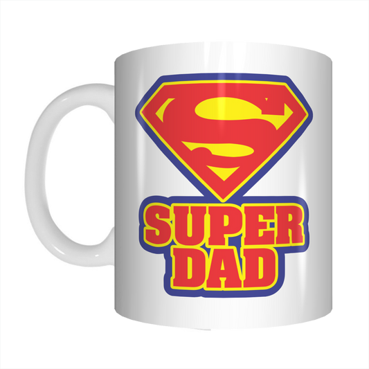Super Dad Coffee Mug Superman Gift For Superdads On Father's Day FDG07-92-26041 - fair-dinkum-gifts