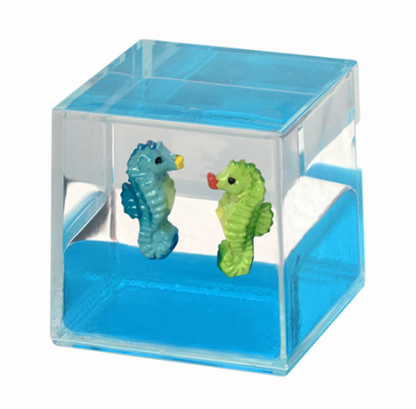 Oily Water Cubes Aussie Gifts Souvenirs Paperweights Coloured Liquid with Floaters - fair-dinkum-gifts