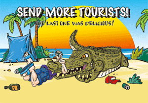 3D Postcard Aussie Themes Australian Animals Souvenir Group 3 - fair-dinkum-gifts