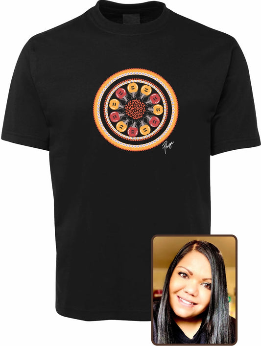 T Shirt ADULT Regular Fit - Tanita Paige, Digging for Tjala (Honey Ants) Design