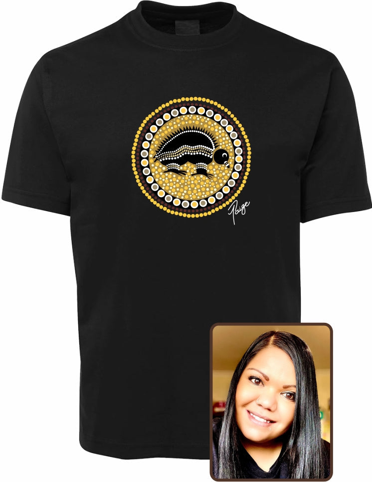 T Shirt ADULT Regular Fit - Tanita Paige, Bush Tucker Hunting Design