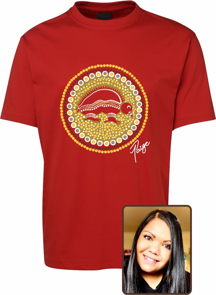 T Shirt ADULT Regular Fit - Tanita Paige, Bush Tucker Hunting Design