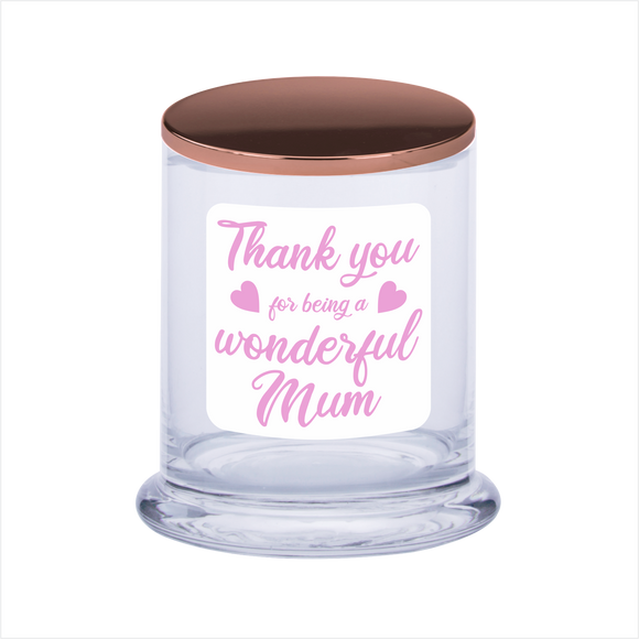 Thank You For Being A Wonderful Mum Soy Scented Candle Gift For Mother's Day - fair-dinkum-gifts