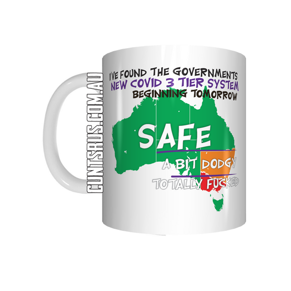 The Governments New 3 Tier Covid Plan Coffee Mug Gift CRU07-92-12118