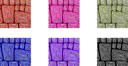 Coasters Thomas Tjapaltjarri | Set of 6